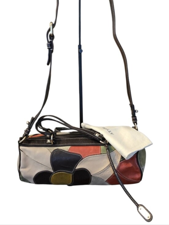 Bally Handbags - Bally Vintage Floral Patchwork Satchel/Crossbody w/ Dustbag & Paperwork In EUC